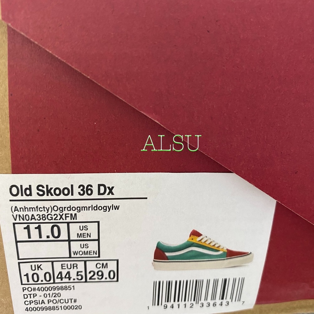 VANS Old Skool 36 DX Anaheim Factory Green Men’s - Picture 10 of 10